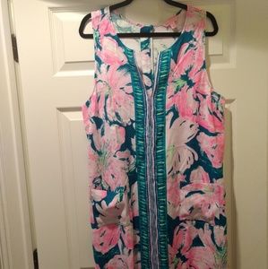 NWOT Lilly Pulitzer Pans Garden Carlotra Shift